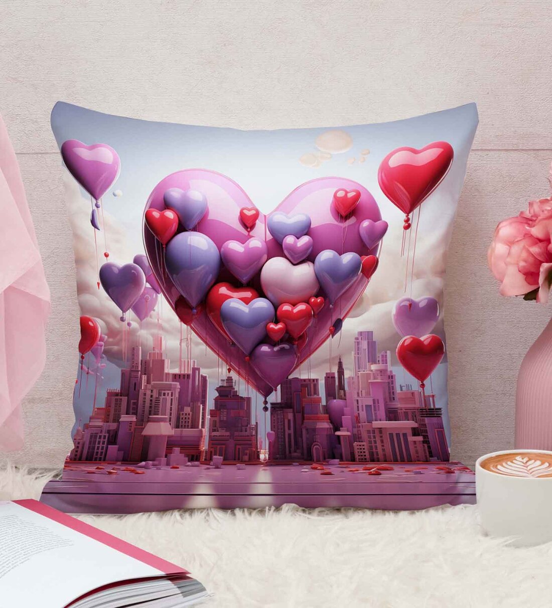 Multicolour Cotton and Jute Solid Single Cushion Cover (1 Pc)Share By Stitchnest