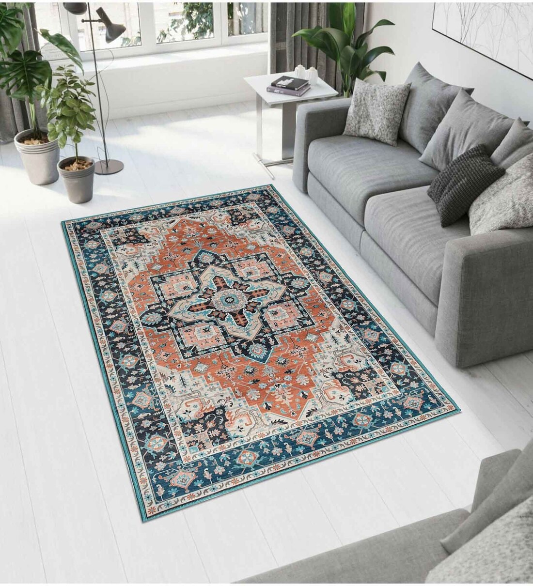 Persian Velvet 5 X 3 Feet Machine Made CarpetShare By Maa Home Concept