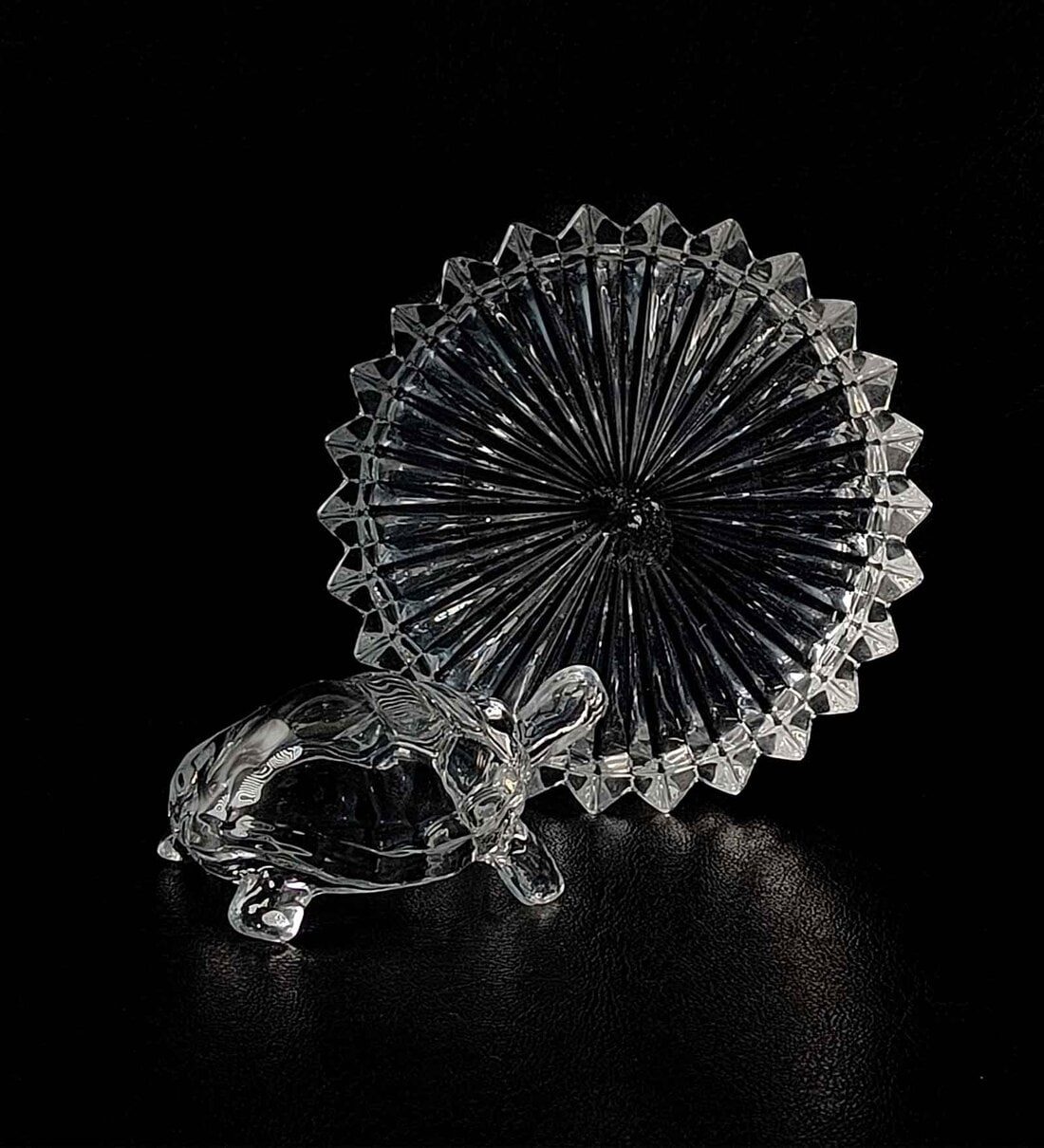 Crystal Tortoise Transparent Glass Feng ShuiShare By VoiDrop