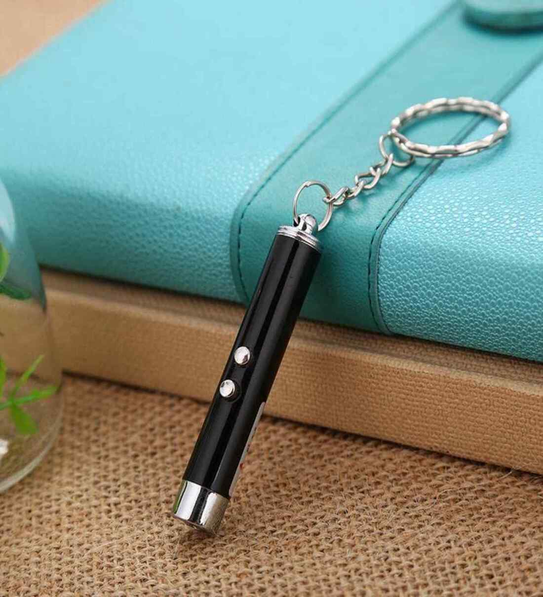 Mini Laser Pointer Beam Light Torch with Key ChainShare By 5 Needs