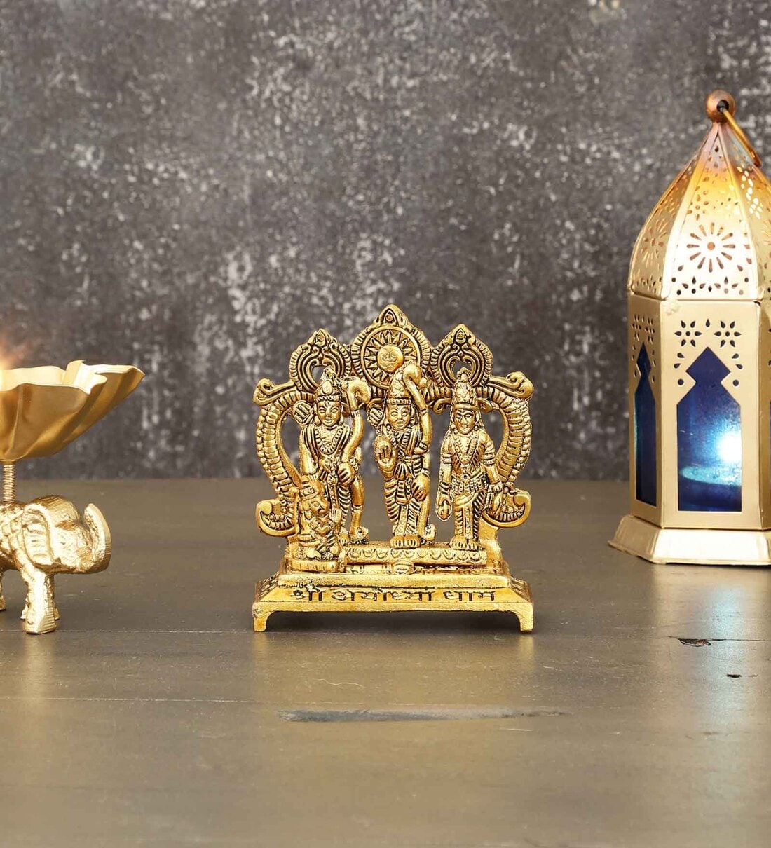 Lord Ram Darbar With Sita Laxman And Hanuman Ji Metal IdolShare By Purestory