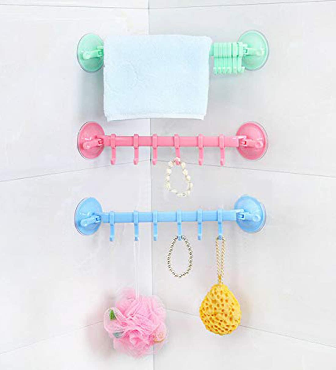 6 Hooks Vacuum Hanger Assorted Share By Wens