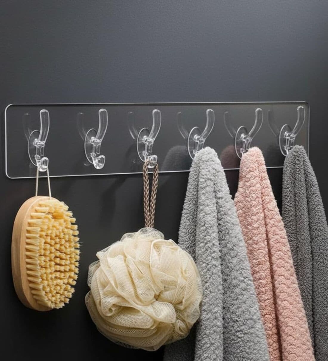 Self Adhesive Wall Hanger 6 HooksShare By Regalo