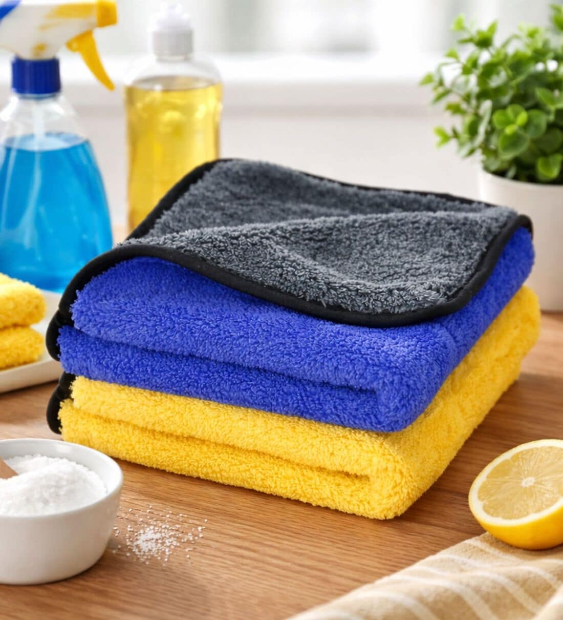 Assorted Multipurpose Microfiber Cleaning Towel Pack of 2-40cm x 40cmShare By Regalo
