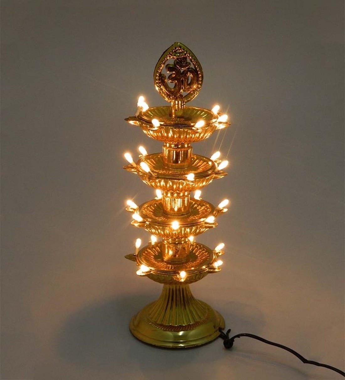 Nigella Gold Plastic Decorative LightShare By Tu Casa