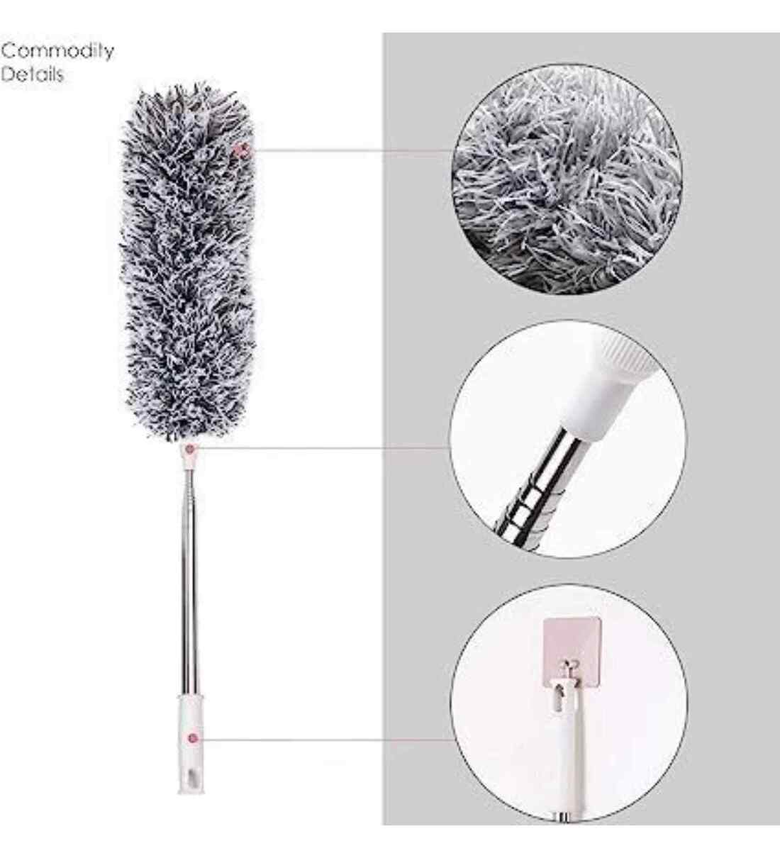 Fan Cleaning Duster with 100 inches Expandable Pole Handle Washable Duster Wet and Dry DusterShare By Fashion Bizz