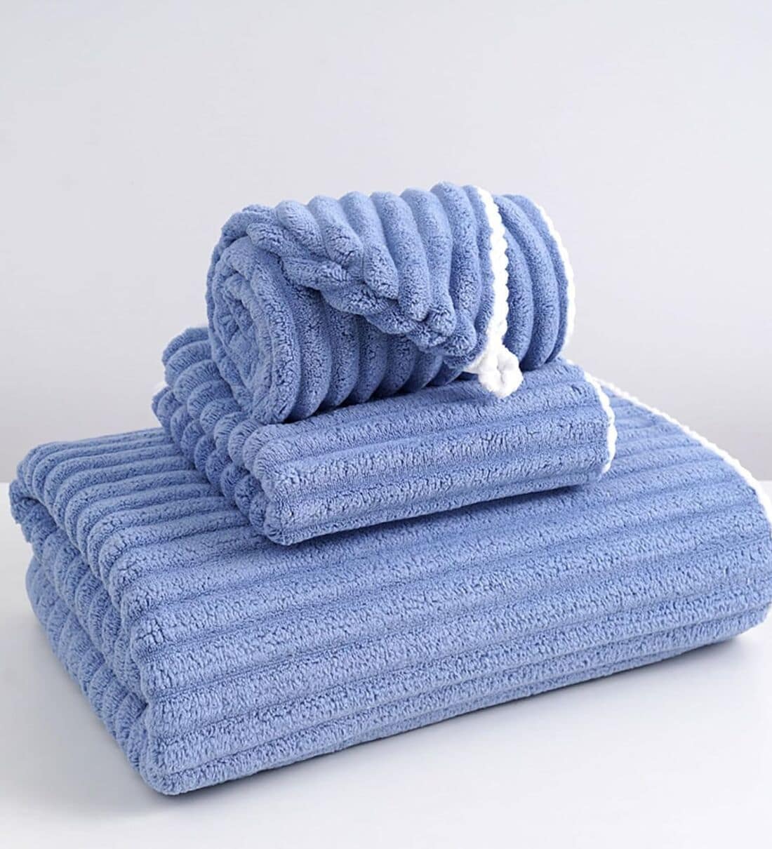 3 Pcs Ultra Soft Bath Towel Set-AssortedShare By Regalo