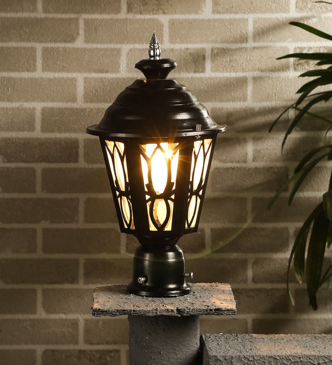 Tulia Black Metal Gate LightShare By DecorativeRay