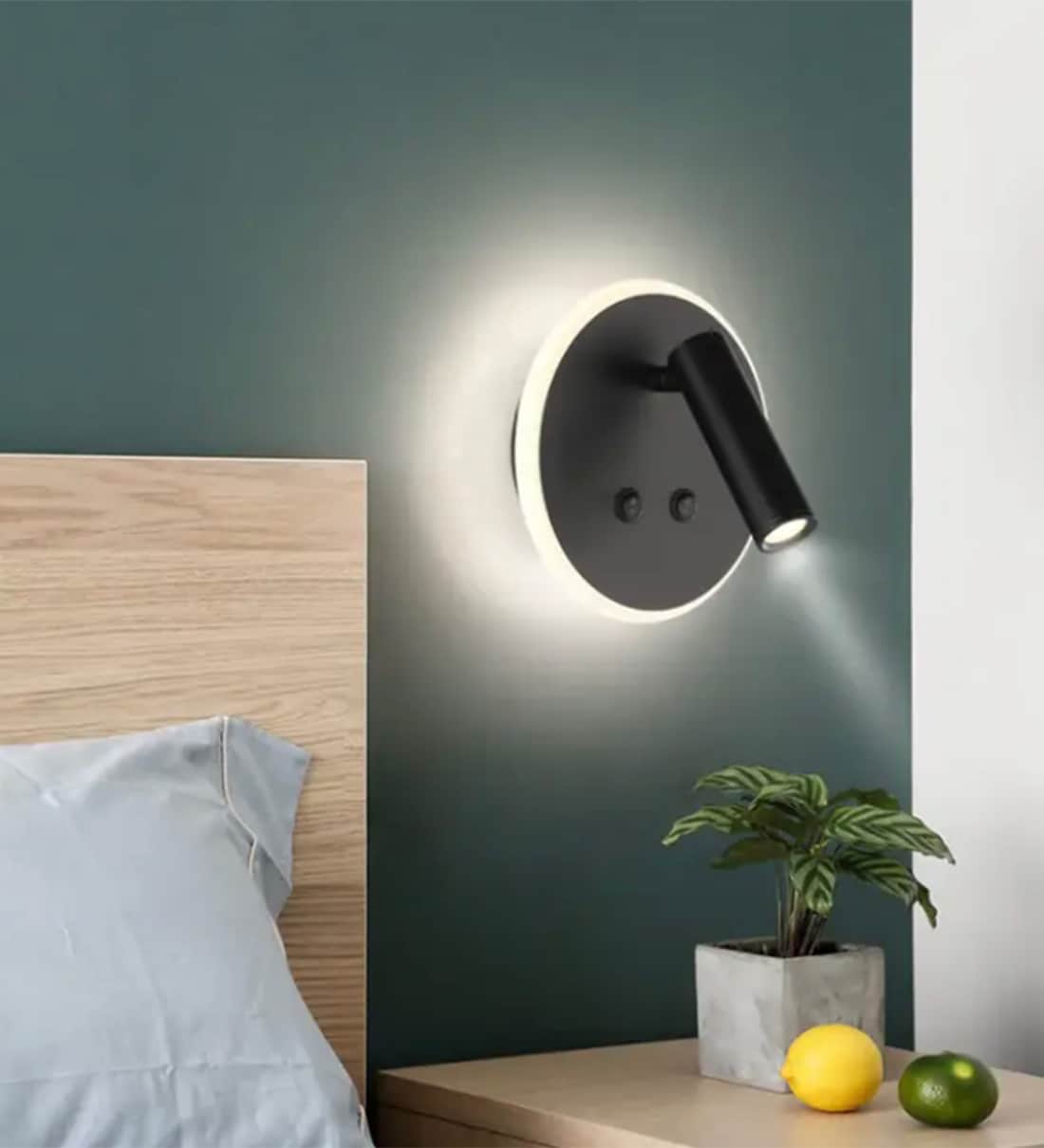 Dexter Glass LED Novelty Wall Light (Black)Share By Smartway Lighting