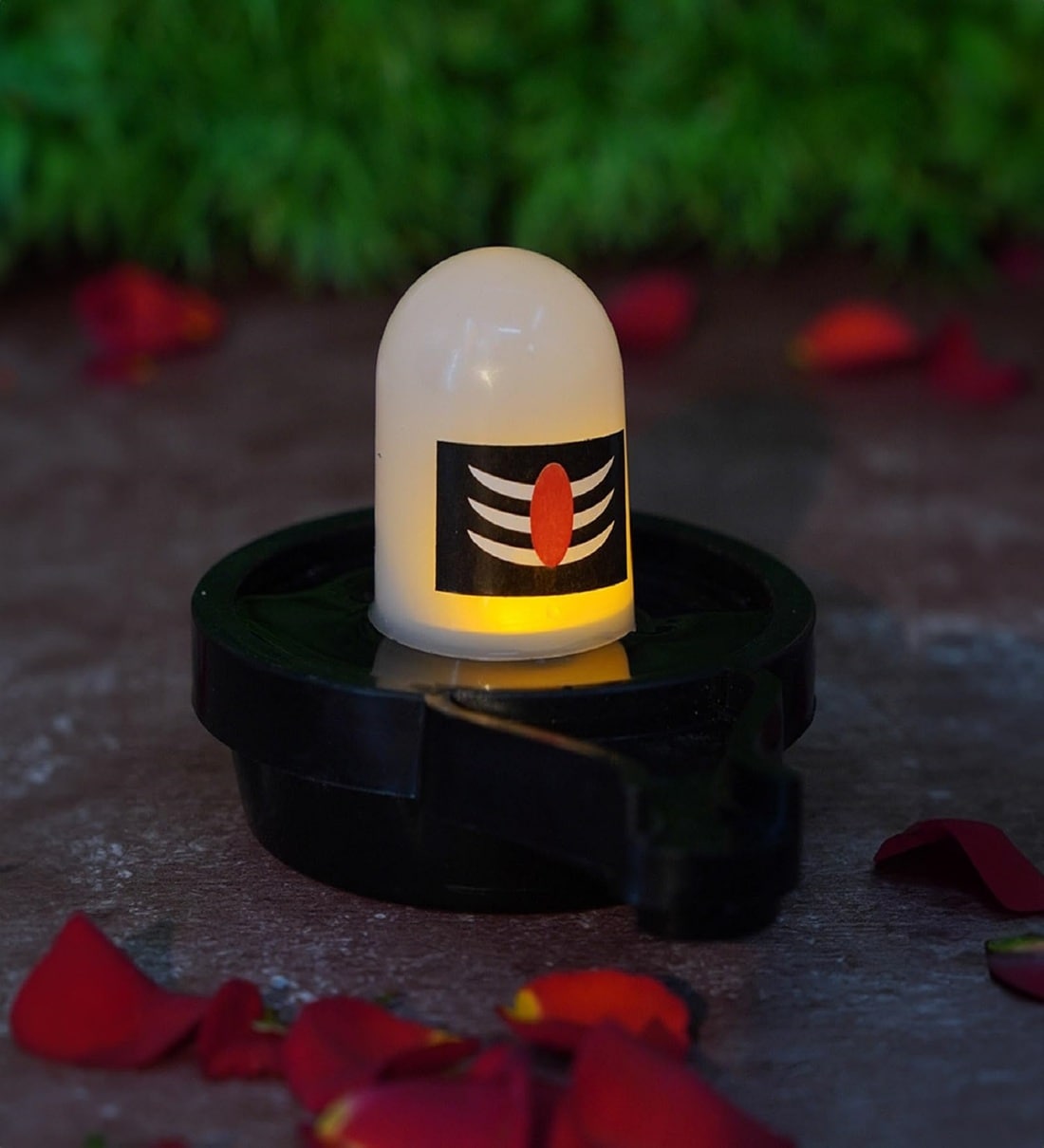 Water Sensor Shivling Smokeless Sensor Festive LED Light (Warm White)Share By 5 Needs