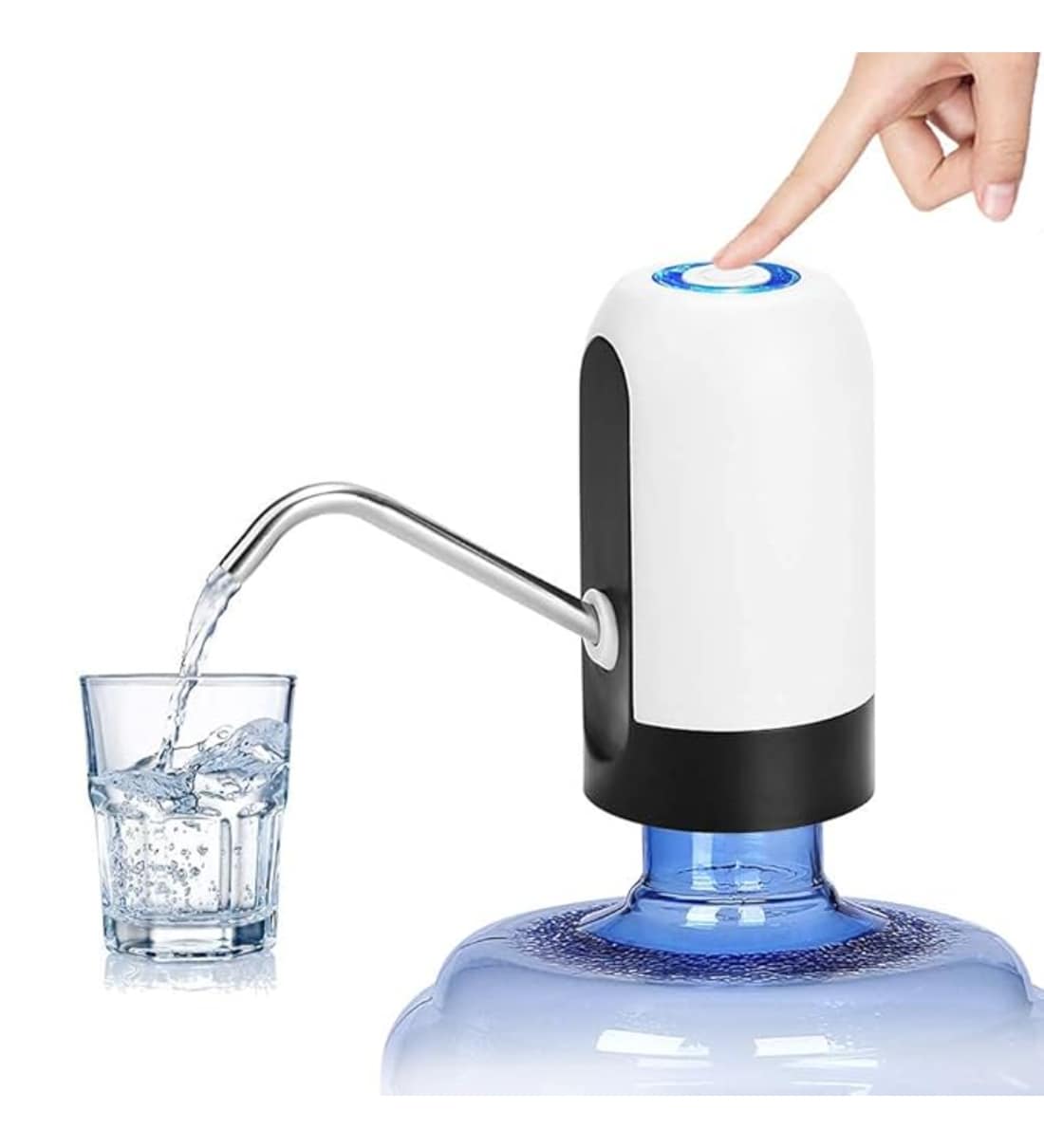Portable USB Rechargeable Water Pump Dispenser for 20 Ltr BottleShare By MFD Home Furnishing