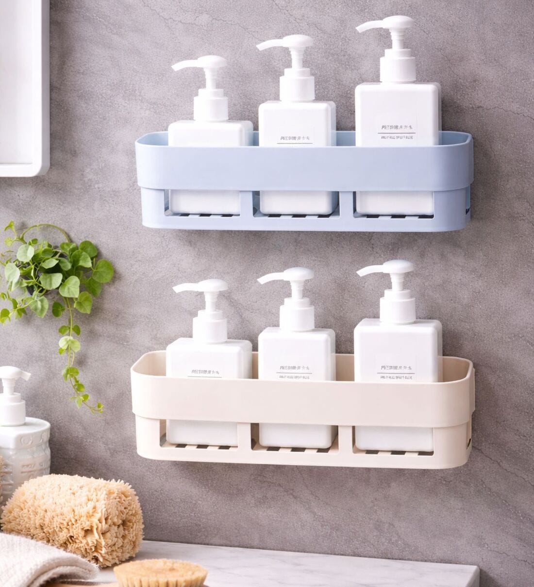 Assorted Bathroom Rack Stand Without Drilling-Pack Of 2Share By Regalo
