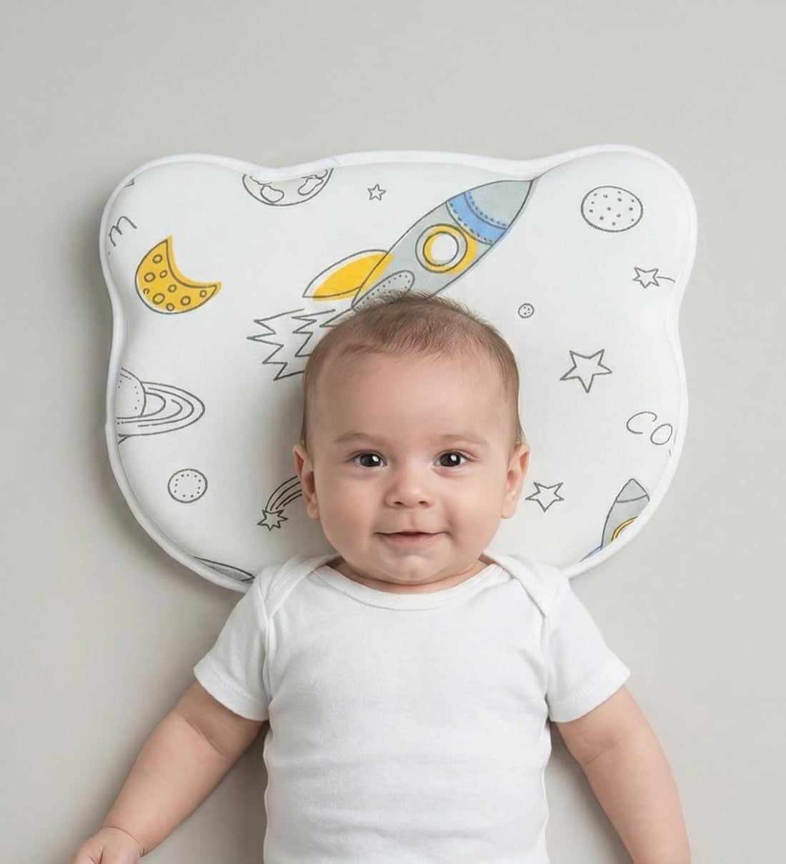 White Space Print Baby PillowShare By VoiDrop