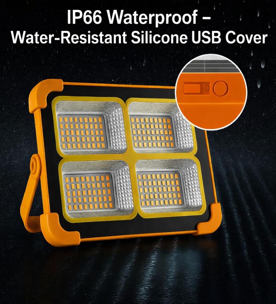 Portable LED Solar Powered Outdoor Camping Emergency LightShare By 5 Needs