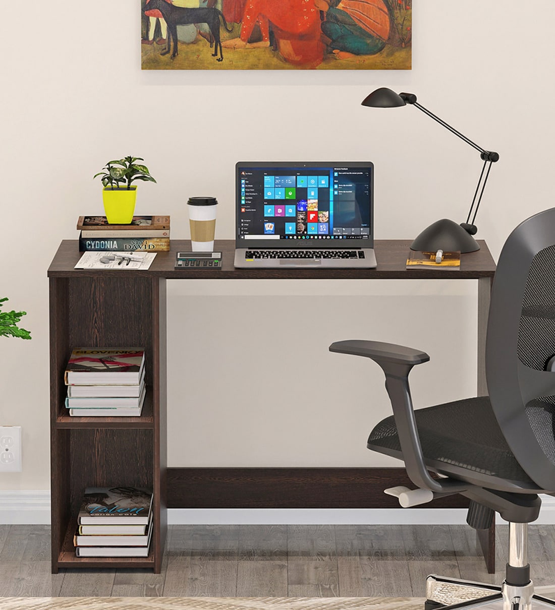Mallium Writing Table in Wenge FinishShare By bluewud
