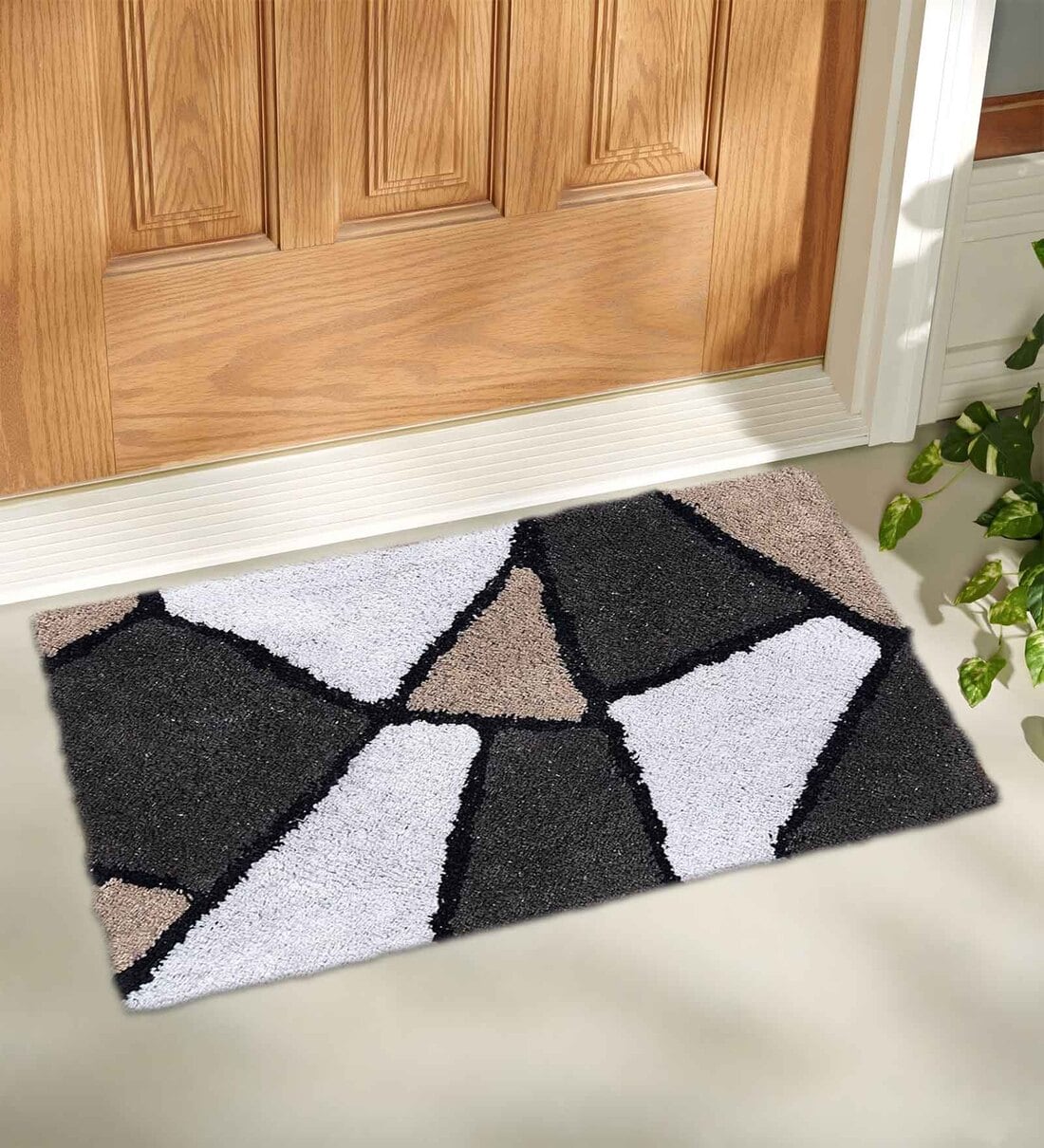 Bronze Abstract Cotton 24x16 Inches AntiSkid Door Mat (1Pc)Share By Aazeem