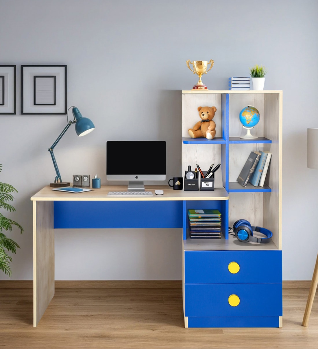 Champion Kids Study Table in Blue ColourShare By Casacraft from Pepperfry