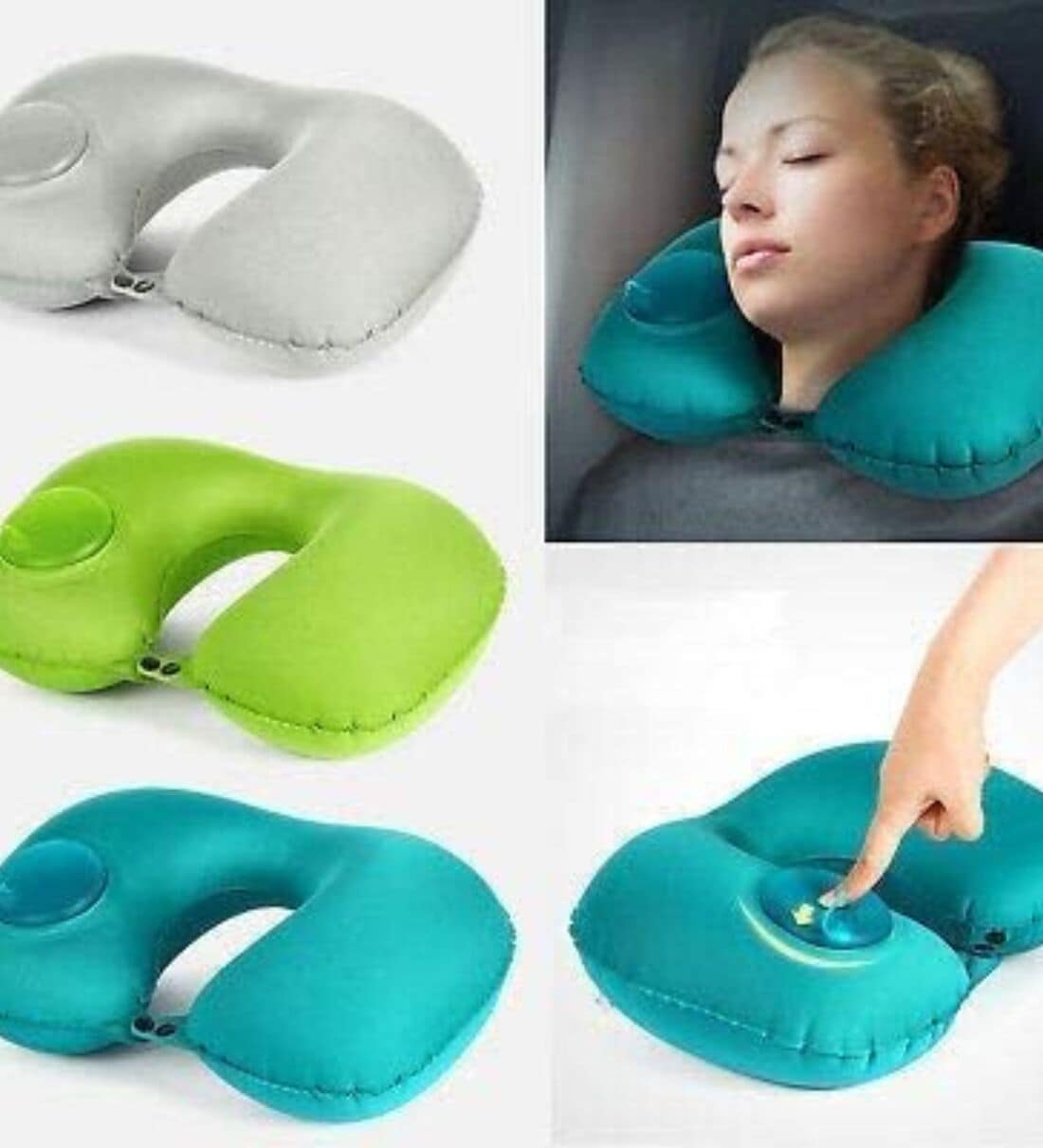 Assorted Button Travel Neck PillowShare By Regalo