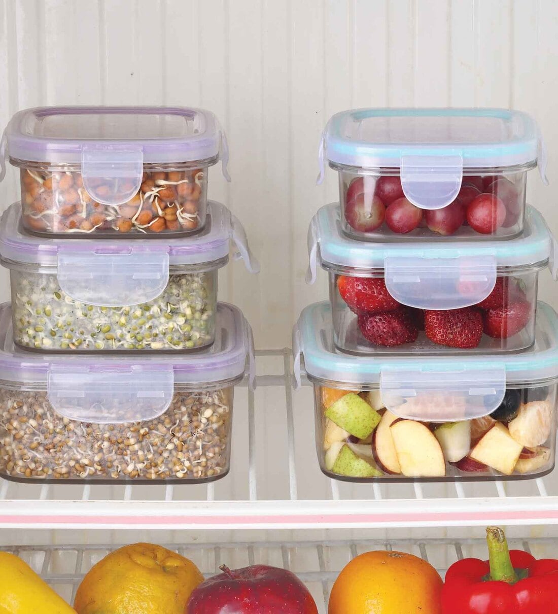 (Pack of 2) So fresh Plastic Square ContainerShare By Steelo