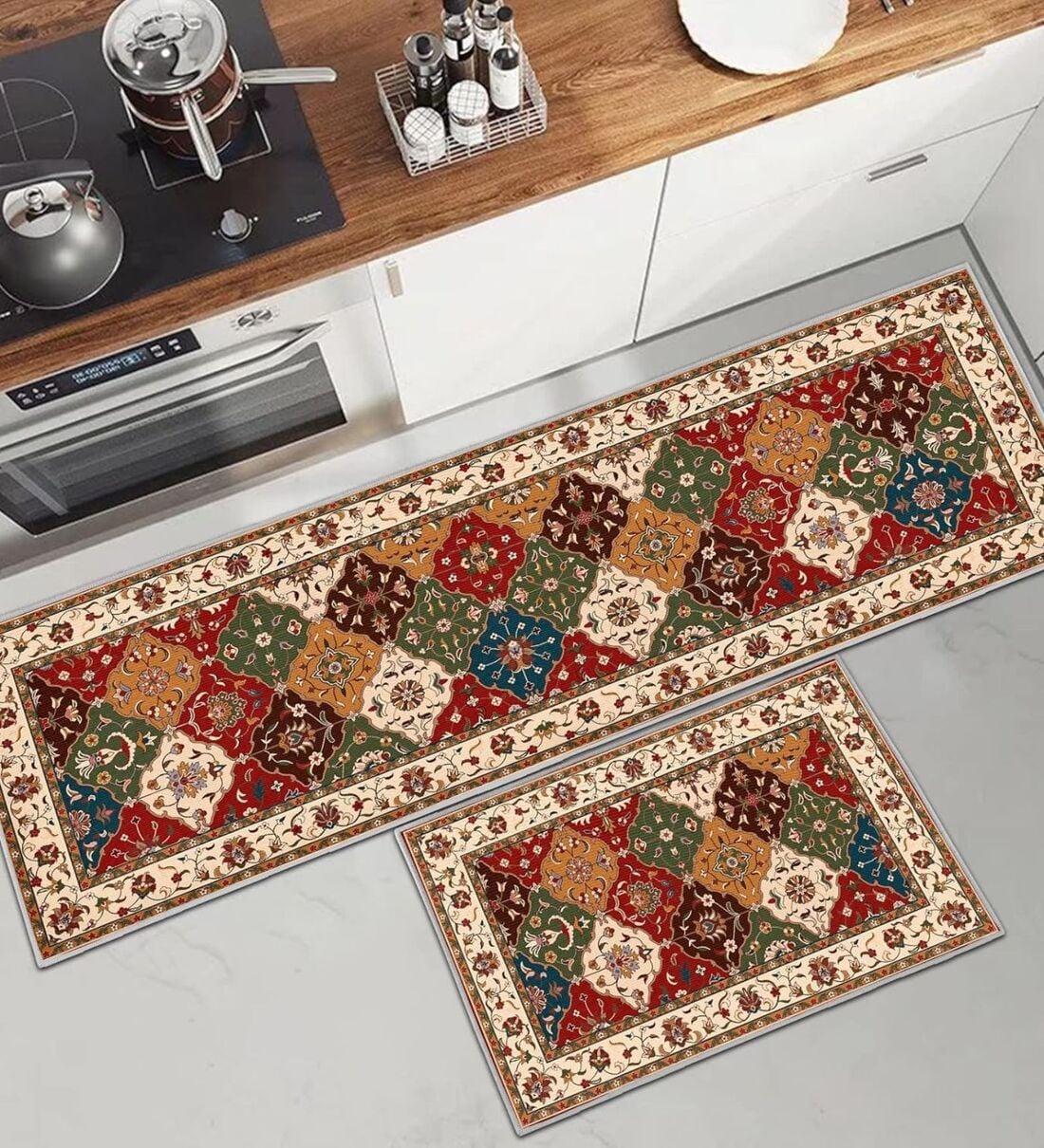 Persian Kitchen Runner and Mat ComboShare By Regalo