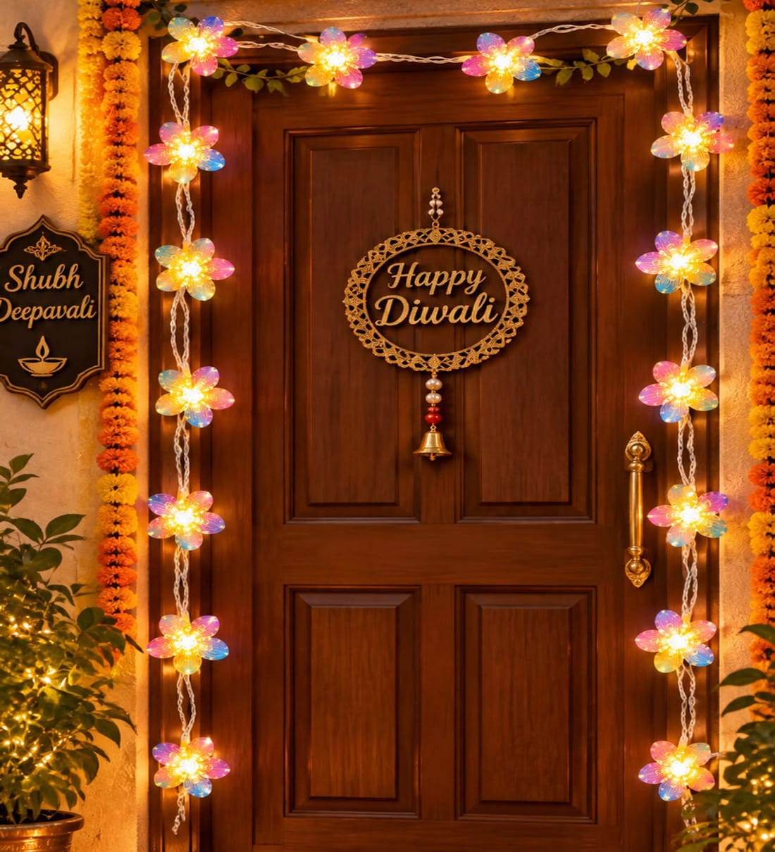 Warm LED 3.5 Meter Flower String LightsShare By VoiDrop