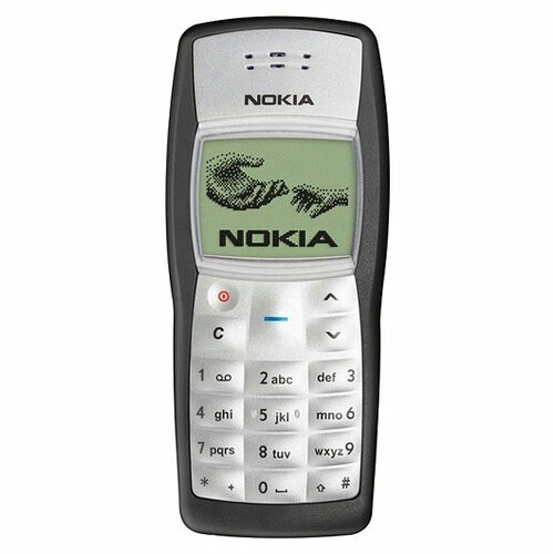 Refurbished Nokia 1100 Single Sim Feature Phones (Assorted Color)