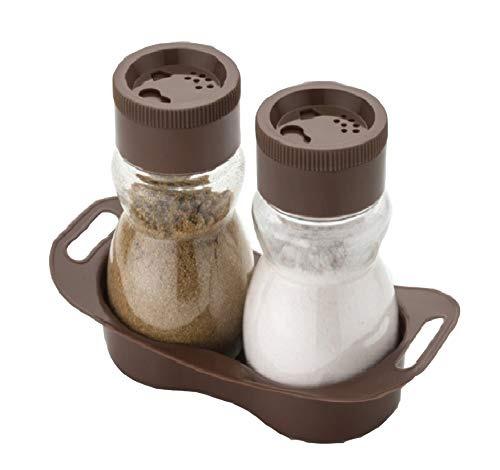Shop Stoppers Multicolor Plastic Salt Pepper Masala Dabbi With Stand