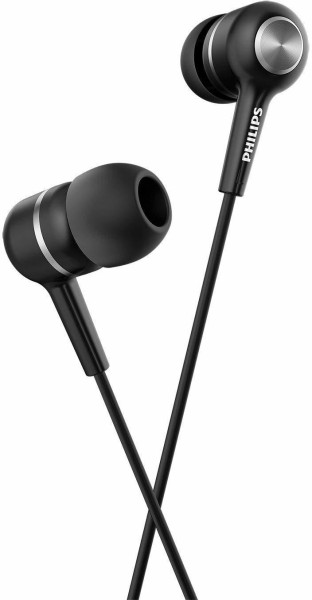 PHILIPS SHE1505BK/94 Rich Bass Wired Headset(Black, In the Ear)
