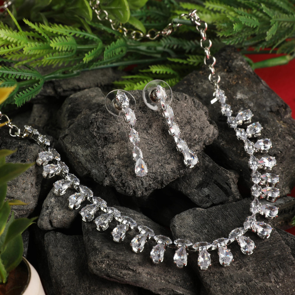 Tanaira Zinc Jewel Set (Silver)
