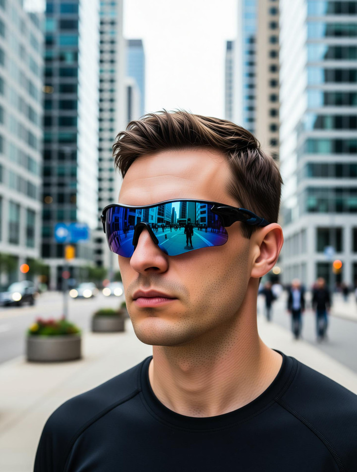 PC STAR Sports Sunglasses (For Men & Women, Black)