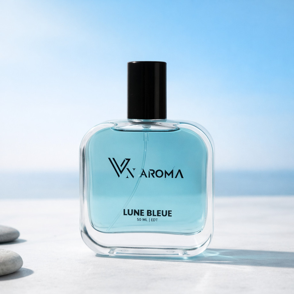 VN AROMA Lune Bleue Luxury Fragrance | Long lasting | Premium Ingredients | Best Perfume Eau de Toilette  -  50 ml (For Men & Women)