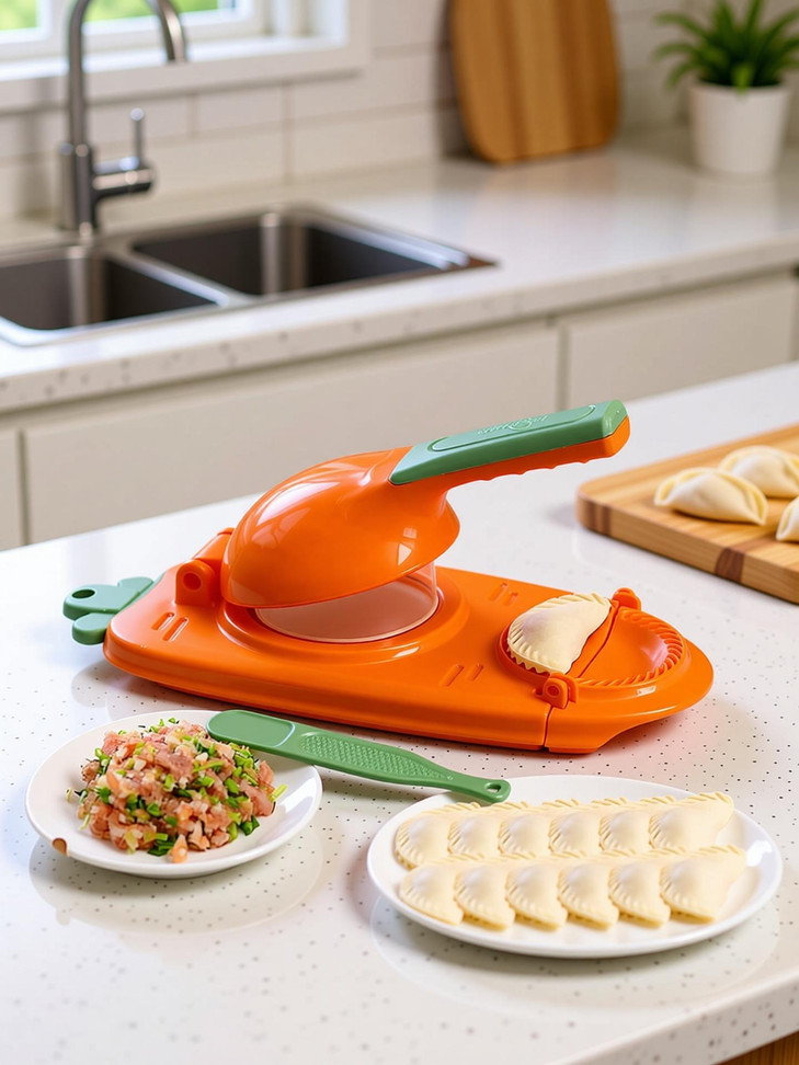 pexon 2 In 1 Dumpling Maker 1 Piece Sauce Set (Plastic)