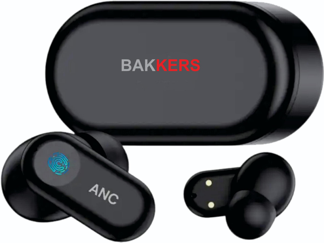 BAKKERS MUSIC LATEST BUDS 2026 True Wireless Earbuds with Mic, 12.4mm Drivers B07 Bluetooth Gaming Headset (Black, True Wireless)