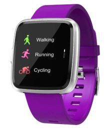 Life Like T8H HEART RATE Waterproof Smart Watches Purple
