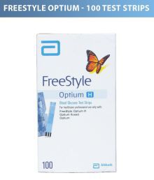 Abbott Freestyle Optium H Glucometer Strip 100T 80114-78 April 2020