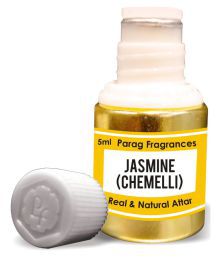 Parag Fragrances Jasmine(Chemelli) Attar 5ml (Alcohol Free Long Lasting Attar For Men or Religious Use)