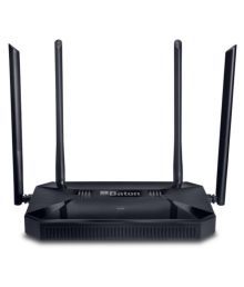 iBall iB-WRD12GN AC1200 Mesh Gigabit Dual Band WiFi AC Router (Black)