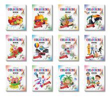 Colouring Books Set of 12 By Inikao
