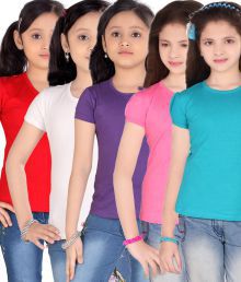 Girls Tops & T-shirt Packs Upto 80% Off