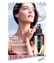 Lakyou Beauty Fixingmist With Rose Water & Green Tea Face Makeup Setting Spray 80 ml