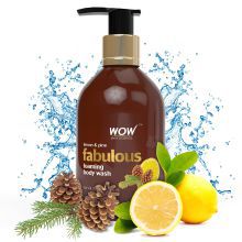 WOW Skin Science Lemon & Pine No Parabens & Sulphates Shower Gel, 300 ml