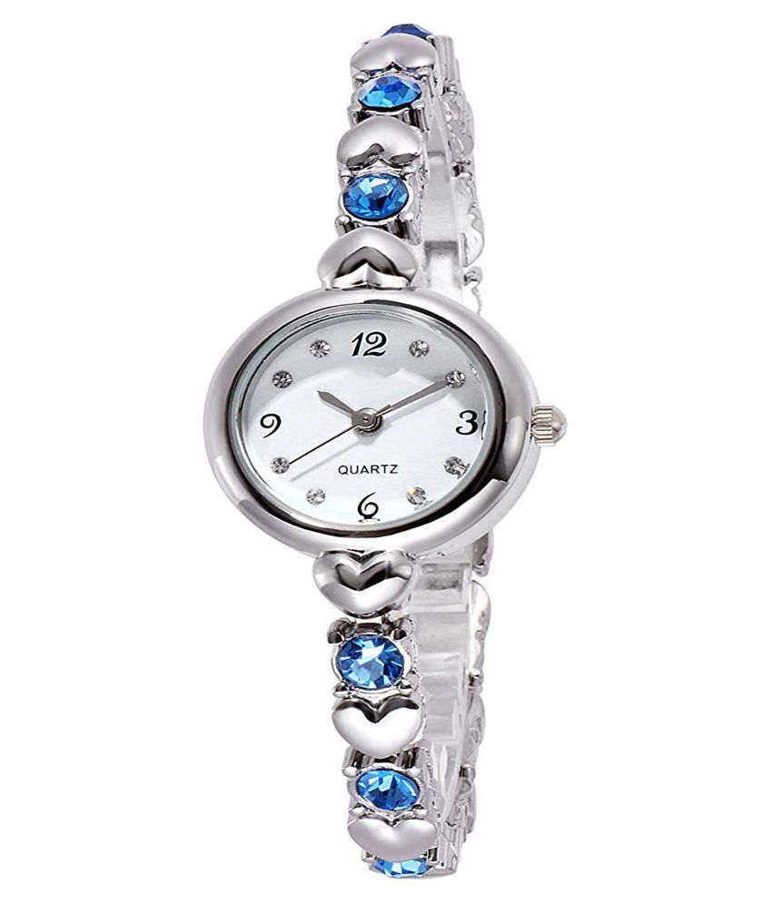 KAJARU Metal Round Womens Watch