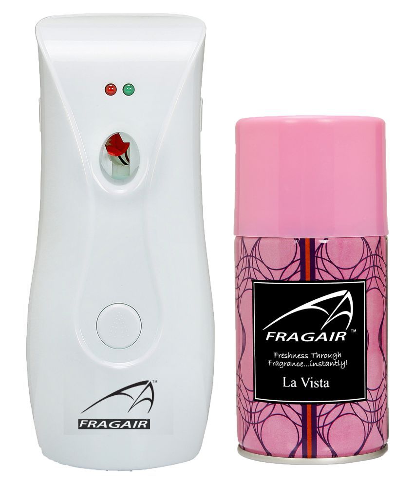 fragair CMK311 Automatic Spray Dispenser With 1 Refill Room Freshener Spray 250 ml Pack of 2