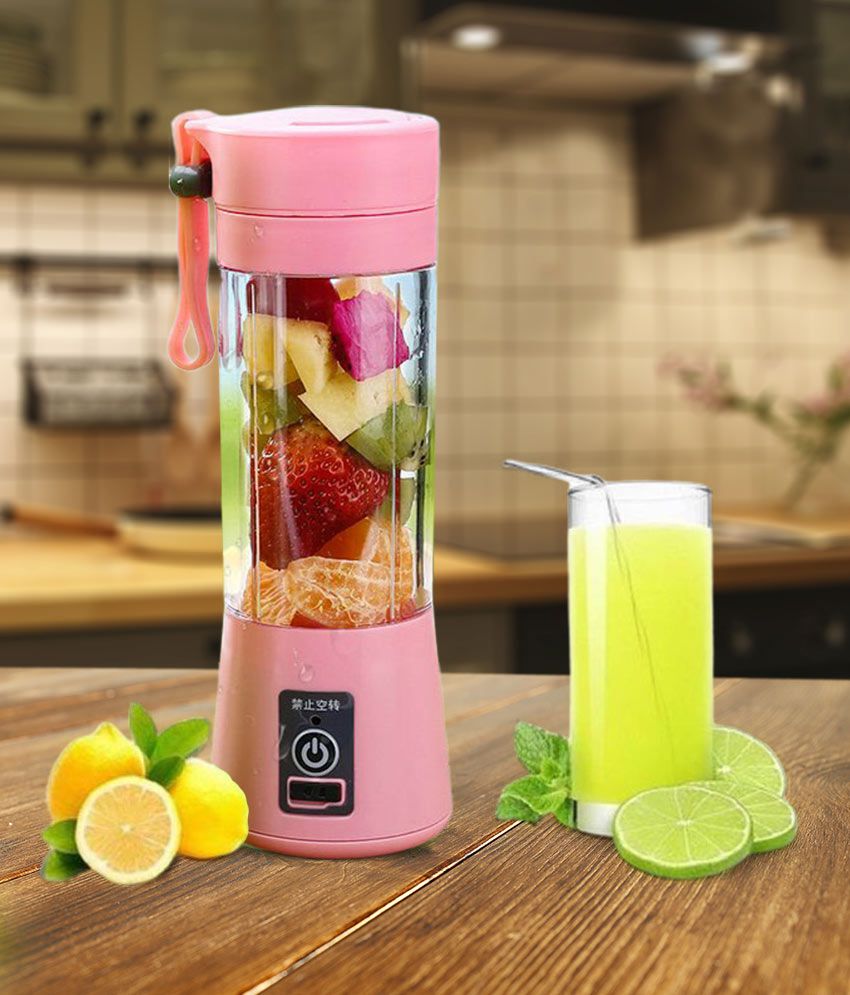 Multi-functional USB Charging Juicer Cup Rechargeable Juice Blender Portable Fruit Mixer, Water Bottle