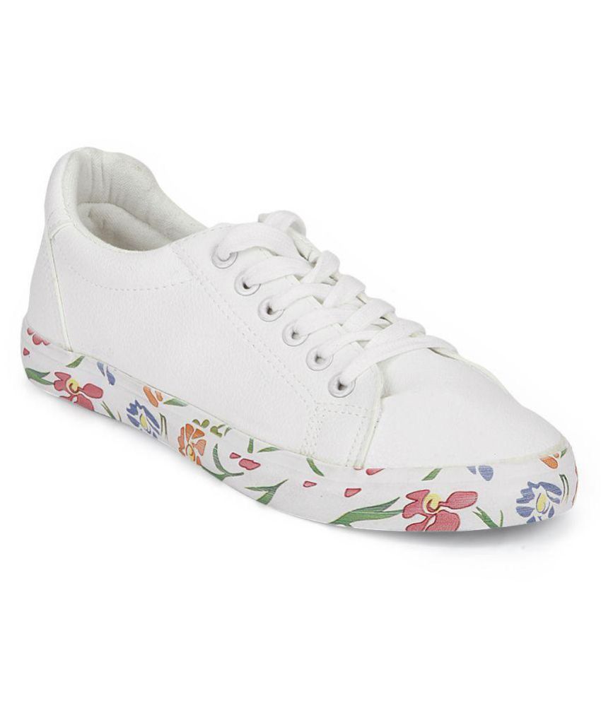 Truffle Collection White Casual Shoes