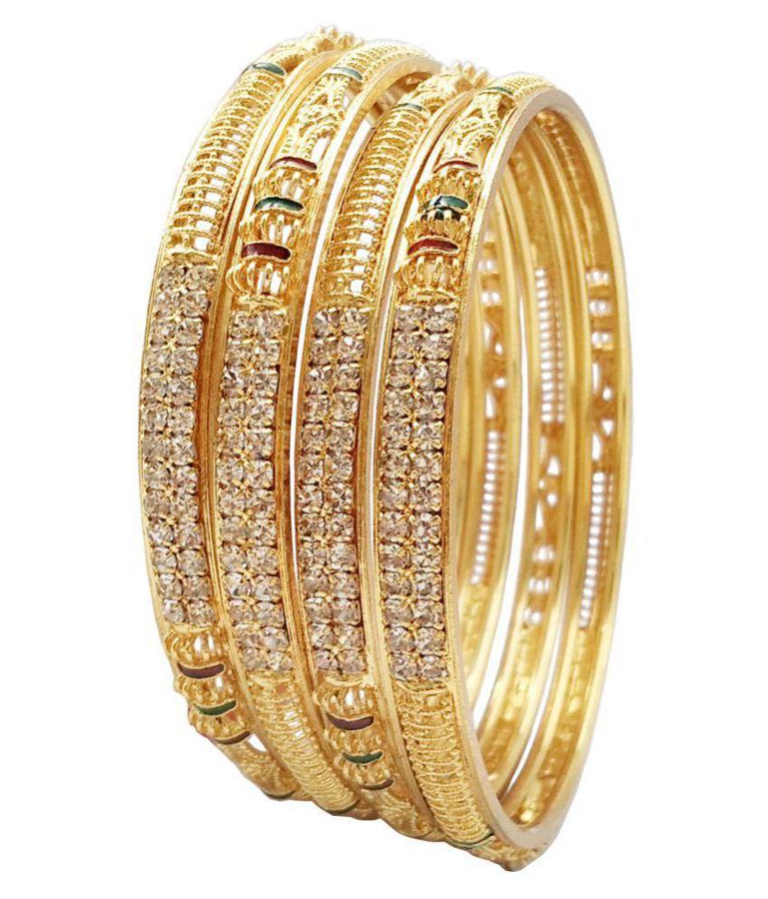 Bhagya Lakshmi Traditional Gold Plated Bangles For Women