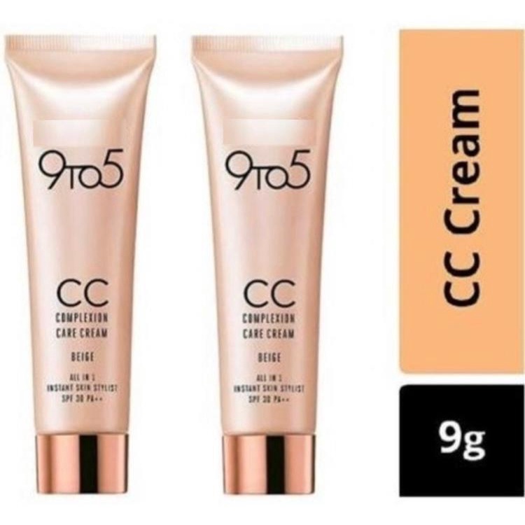 9 to 5 Complexion Care CC Cream Foundation PACK OF 2 Foundation  (BEIGE, 9 g)