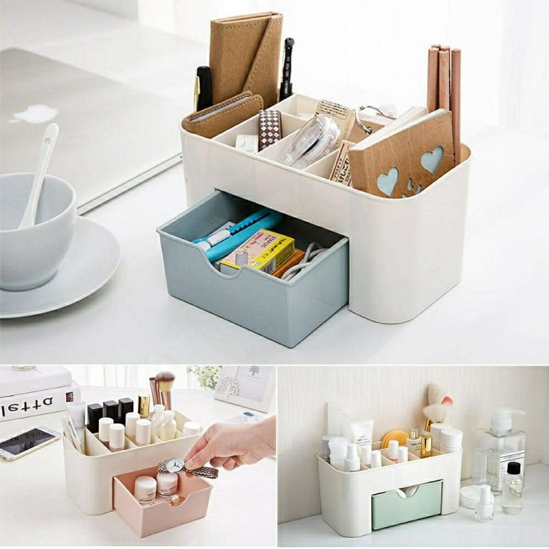 Cosmetics Storage Box | Makeup Stand and Drawers for Dressing Table, Bedroom