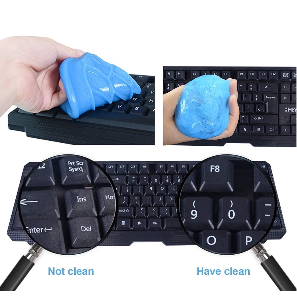Maddelena Magic Gel Cleaner for Keyboard Computer Laptop Home & Office Window Grill Electronics Car Interior(Multicolor)