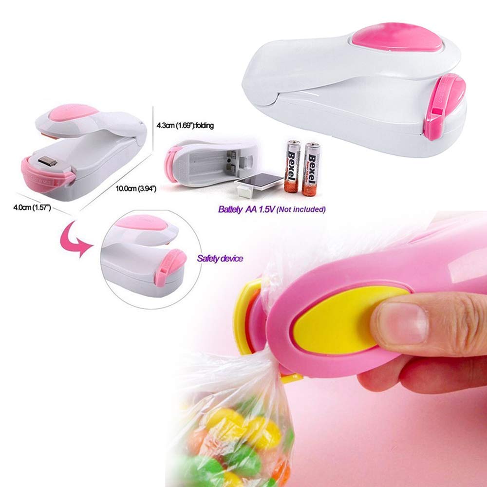 Talkline Electric Heat Sealer Machine Mini Bag Sealer Portable Mini Sealing Machine Manual Heat Sealer Machine Handheld